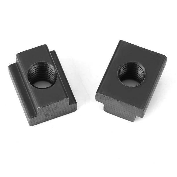 High Hardness and High Strength 5 pcs Black Oxide Finish T-Slot Nut M8 M8//10 Threads T Sliding Nut T Nuts Fit Into T-Slots in Machine Tool Tables
